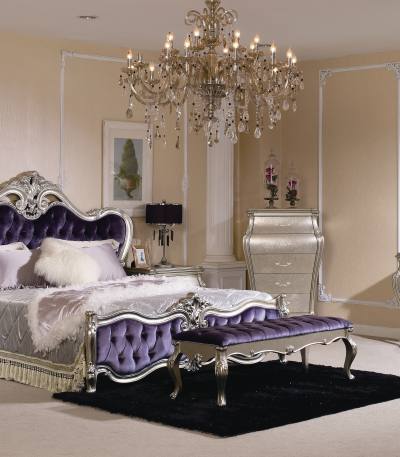 Dormitor fara dulap Princess Silver