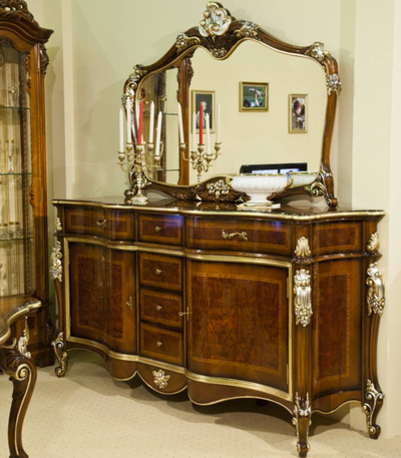 Bufet 2 usi 6 sertare Luigi si Rama Oglinda